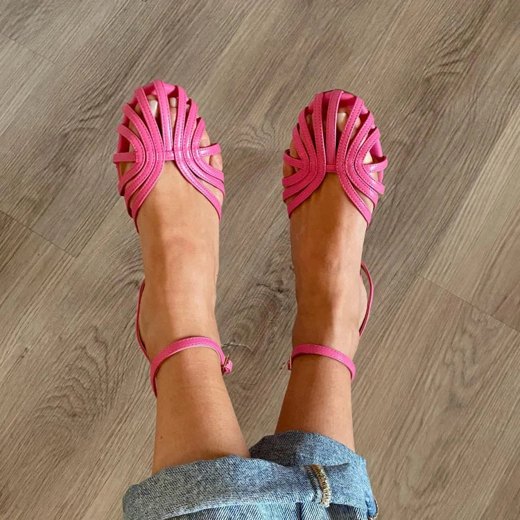 Vittoria | Golden Jewelled Sandals