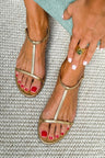 Rosalba | Delicate Golden Sandals