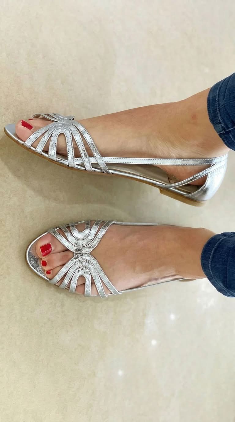 Eleonora | Golden Sandals