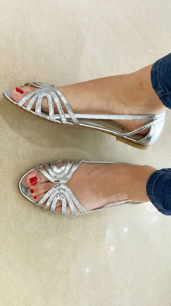 Eleonora | Golden Sandals