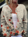 Ninetta | Ribbed Floral Cardigan