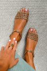 Aurora | Golden Timeless Charm Sandals