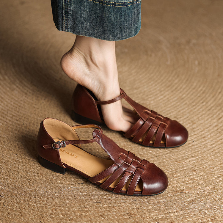 Solene - Leather Orthopaedic Ballet Flats