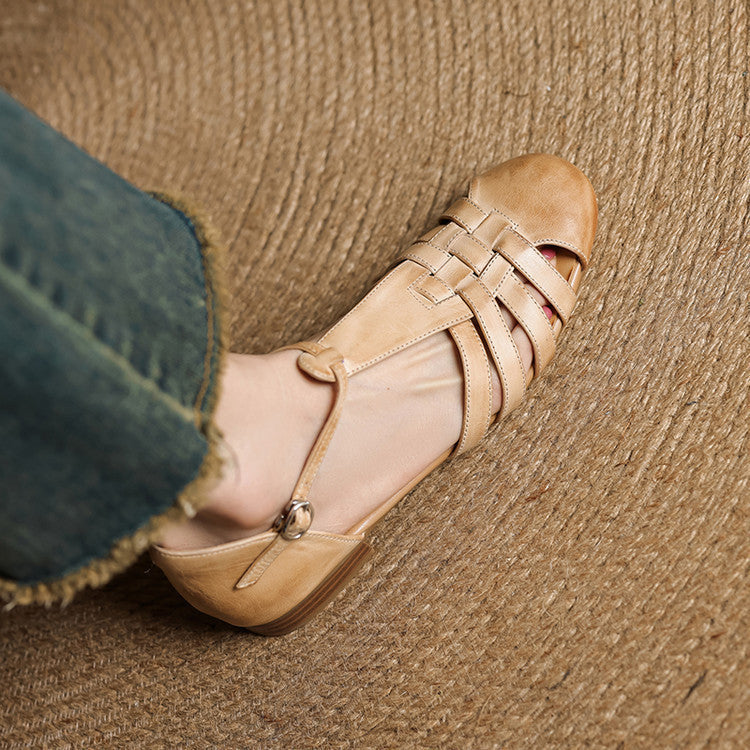 Solene - Leather Orthopaedic Ballet Flats
