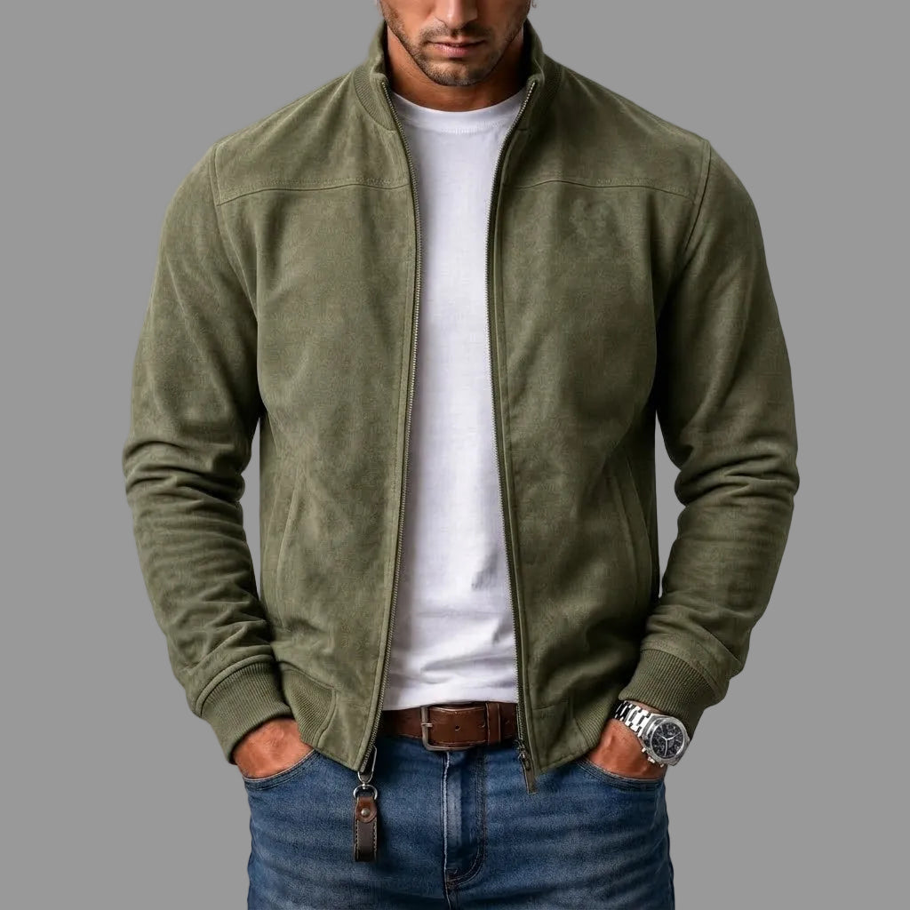 Lorenzo | Giacca bomber in camoscio
