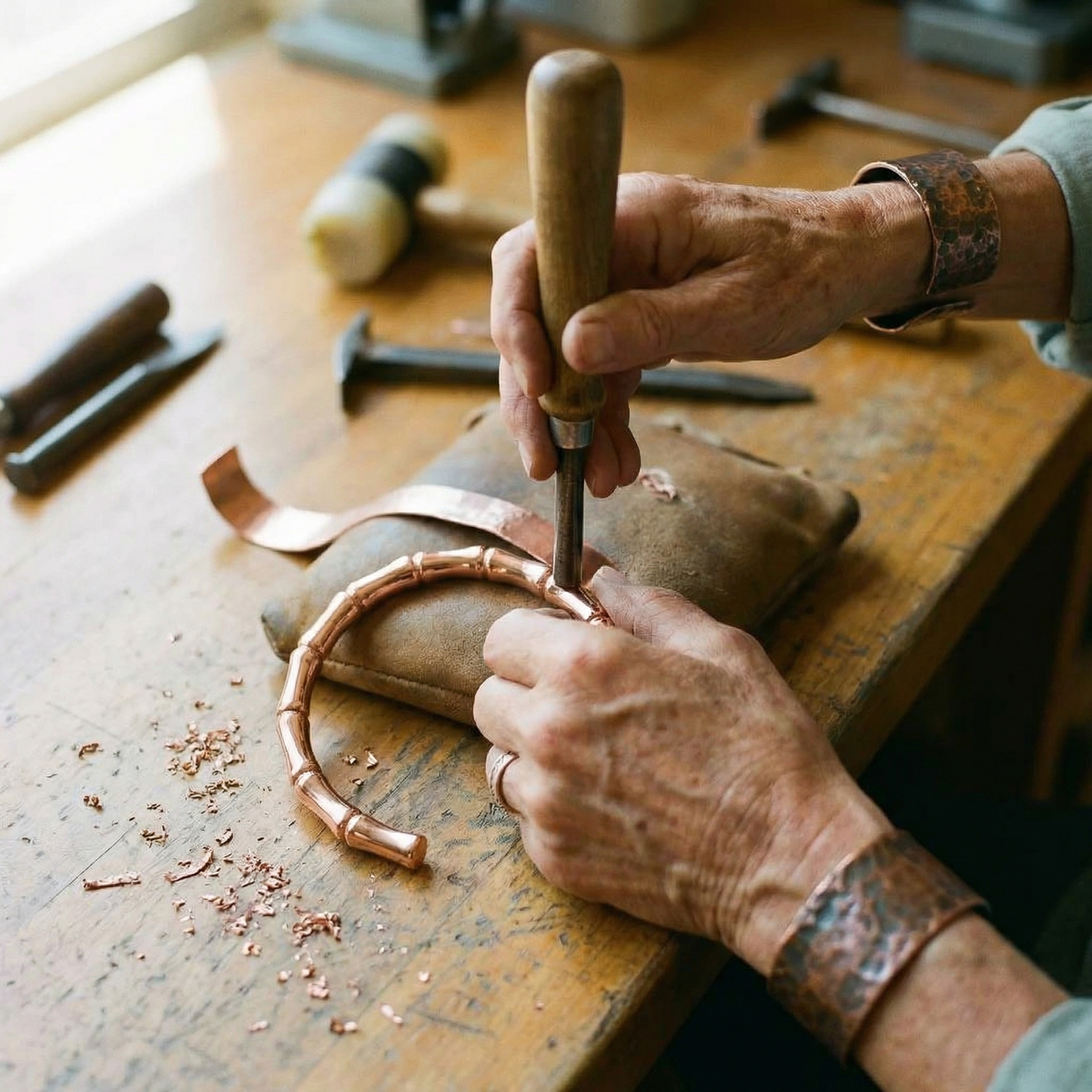 Lucia & Mila Copper Bracelet - Grove