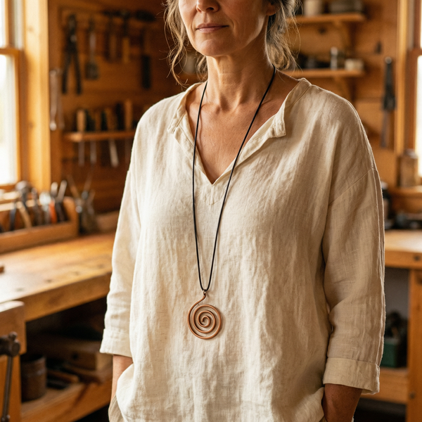 Lucia & Mila Copper Necklace - Mesa