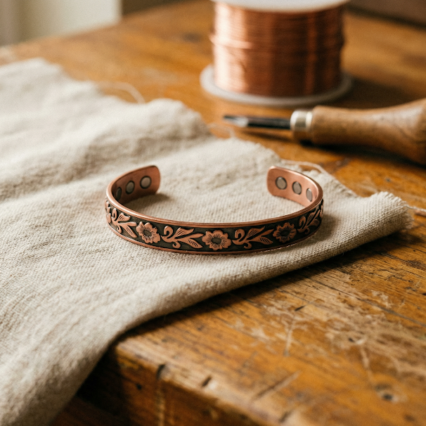 Lucia & Mila Copper Bracelet - Wildflower