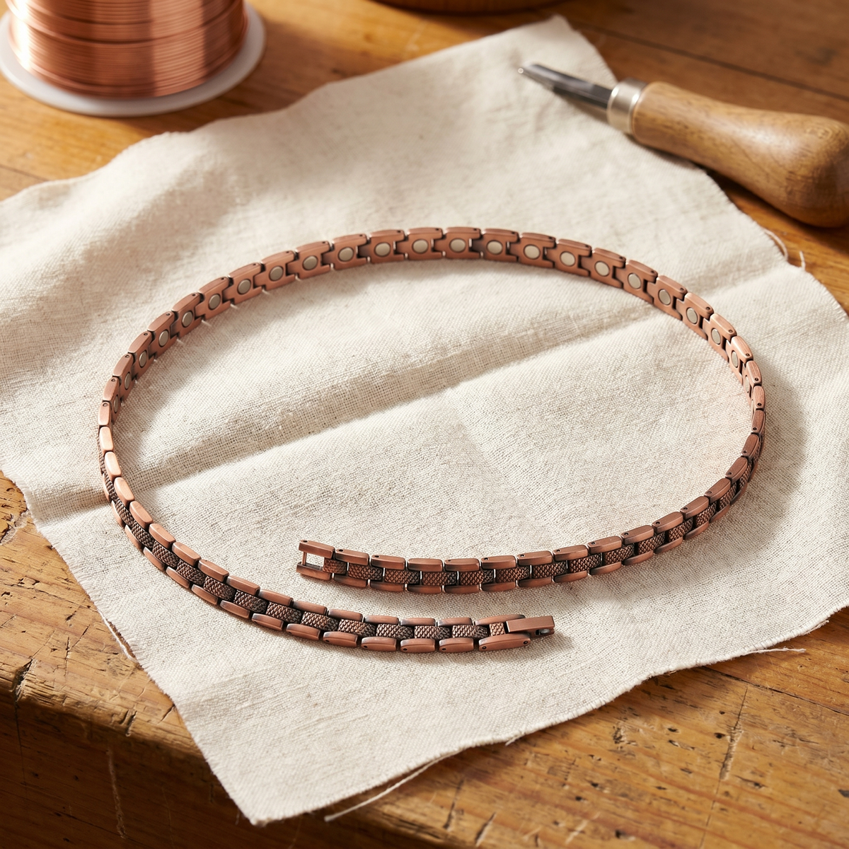 Lucia & Mila Copper Necklace - Haze