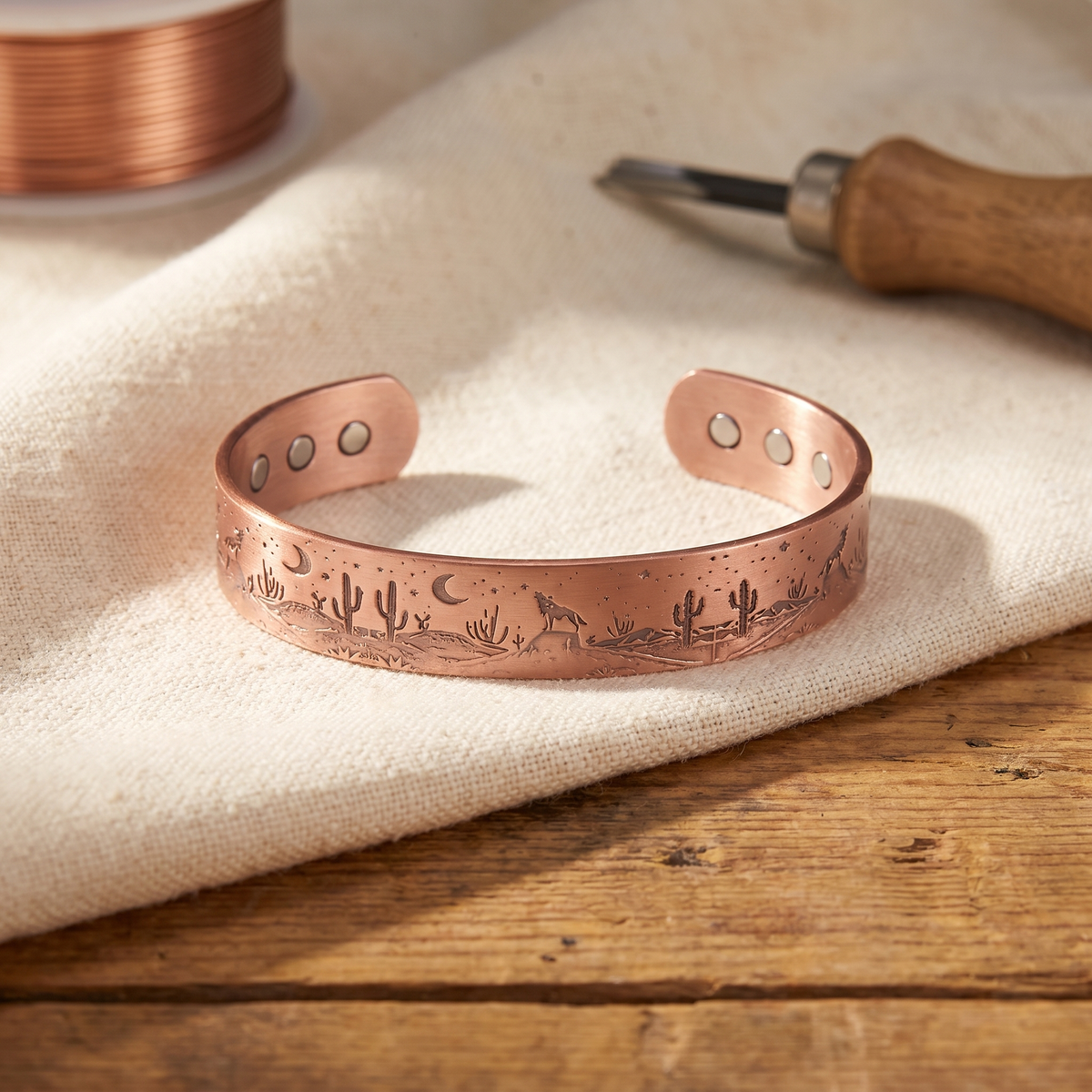 Lucia & Mila Copper Bracelet - Cove