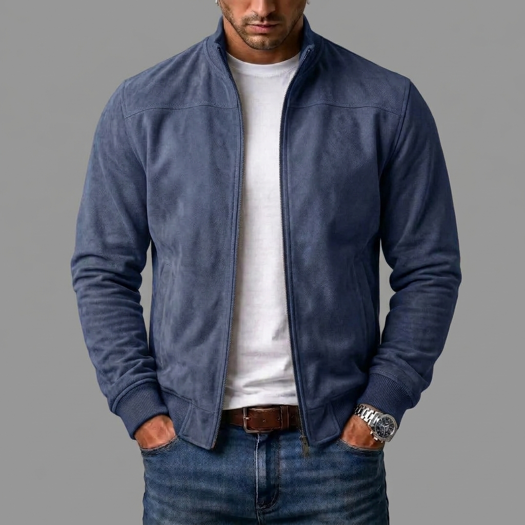 Lorenzo | Giacca bomber in camoscio