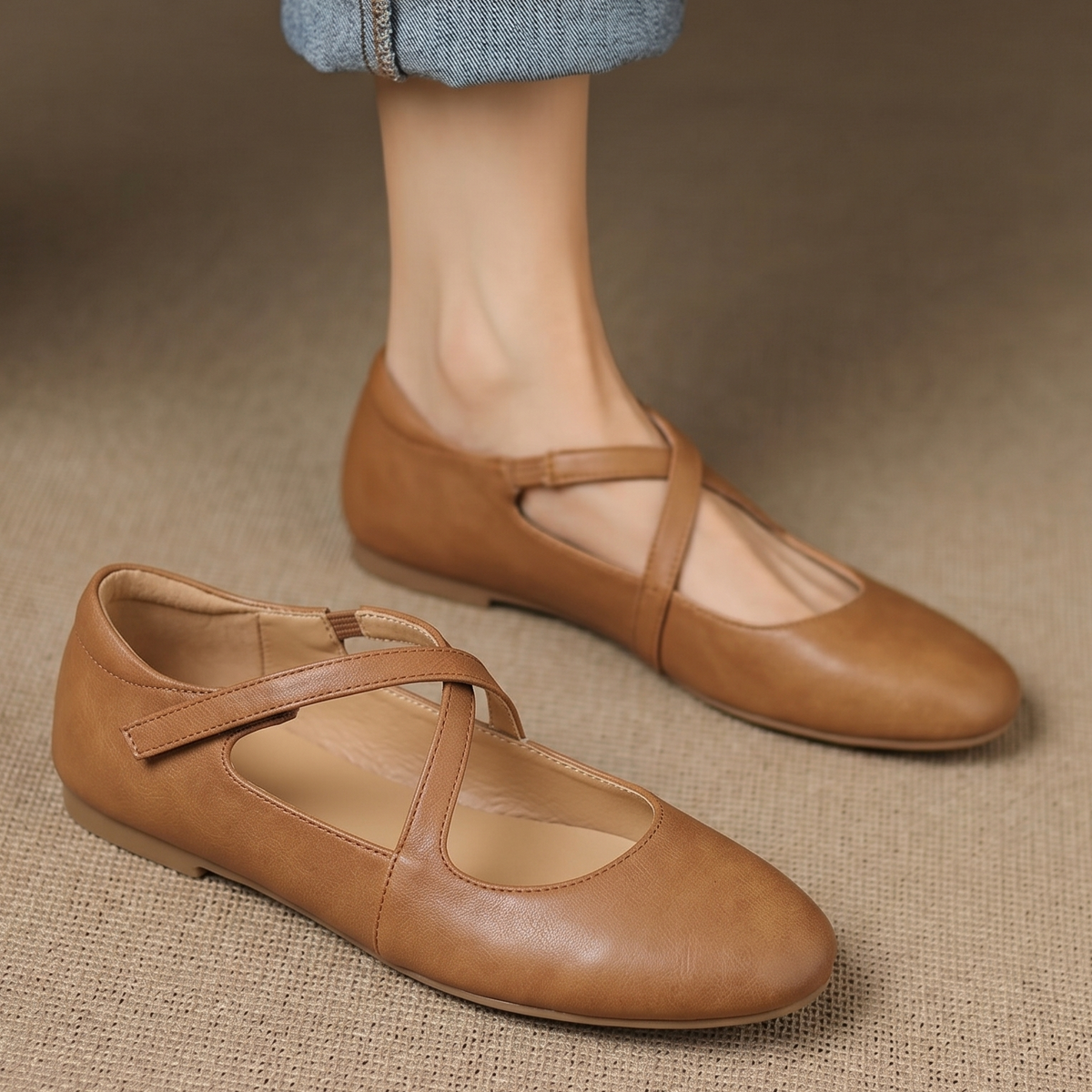 Karolína | Baleríny s překříženými pásky
