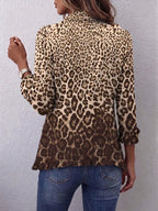 Gina | Leopard Jacket with Ruffles