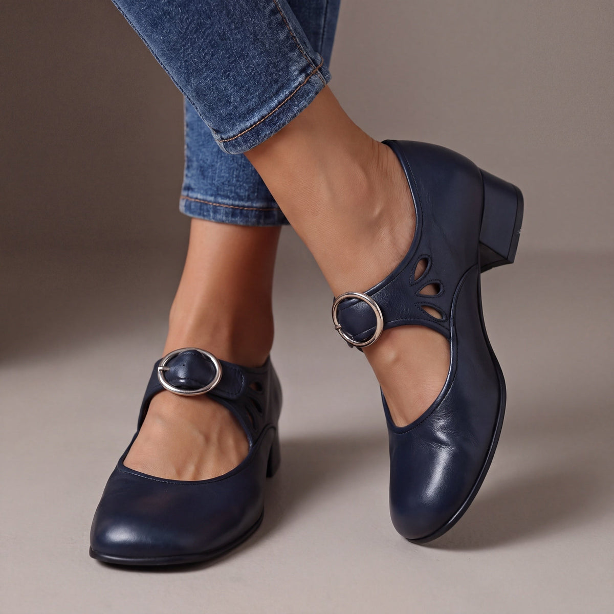 Josephine | Comfortable Leather Mary Jane Shoes