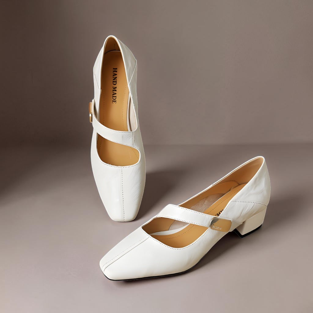 Sabina | Lodičky Mary Jane s hranatou špičkou
